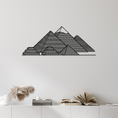Load image into Gallery viewer, Pyramids of Giza Metal Wall Art