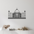 Load image into Gallery viewer, Taj Mahal Metal Wall Art