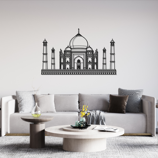 Taj Mahal Metal Wall Art