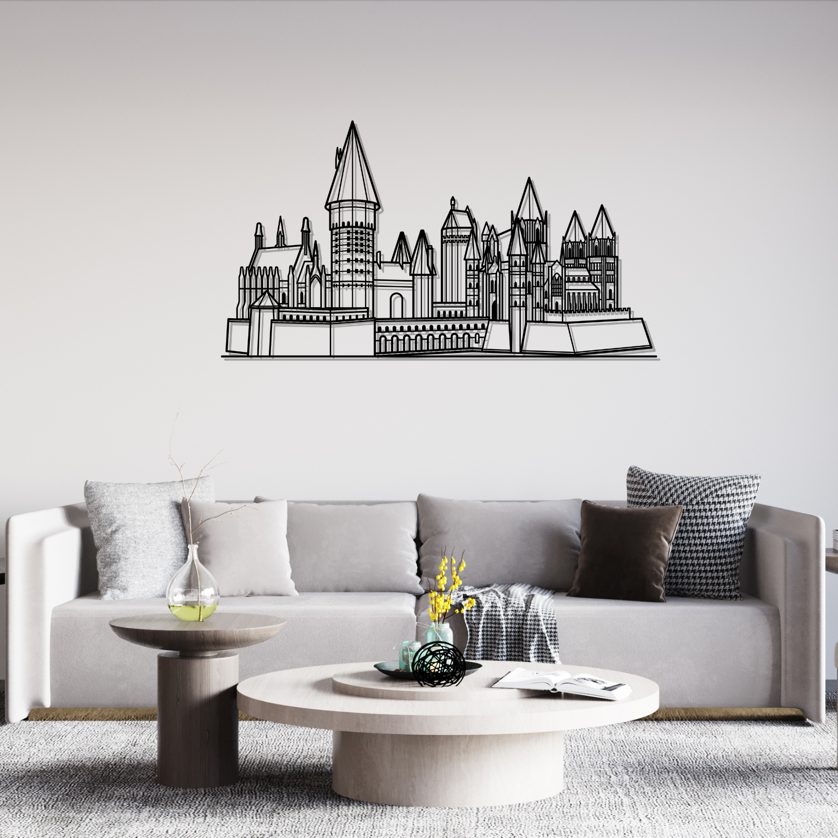 Alnwick Castle Metal Wall Art