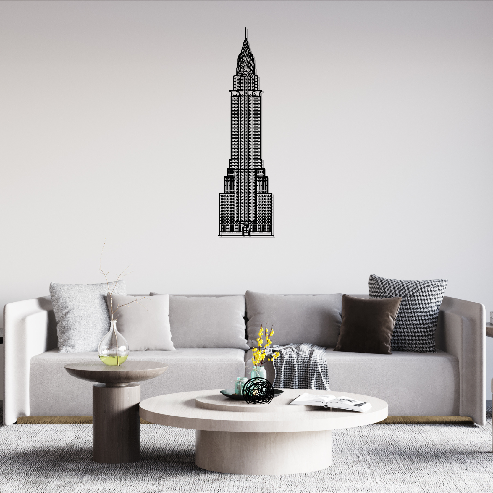 Chrysler Building Metal Wall Art