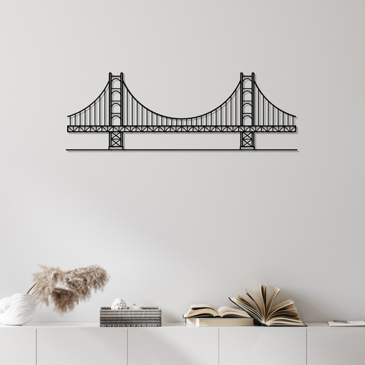 Golden Gate Bridge Metal Wall Art