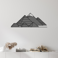 Load image into Gallery viewer, Pyramids of Giza Metal Wall Art
