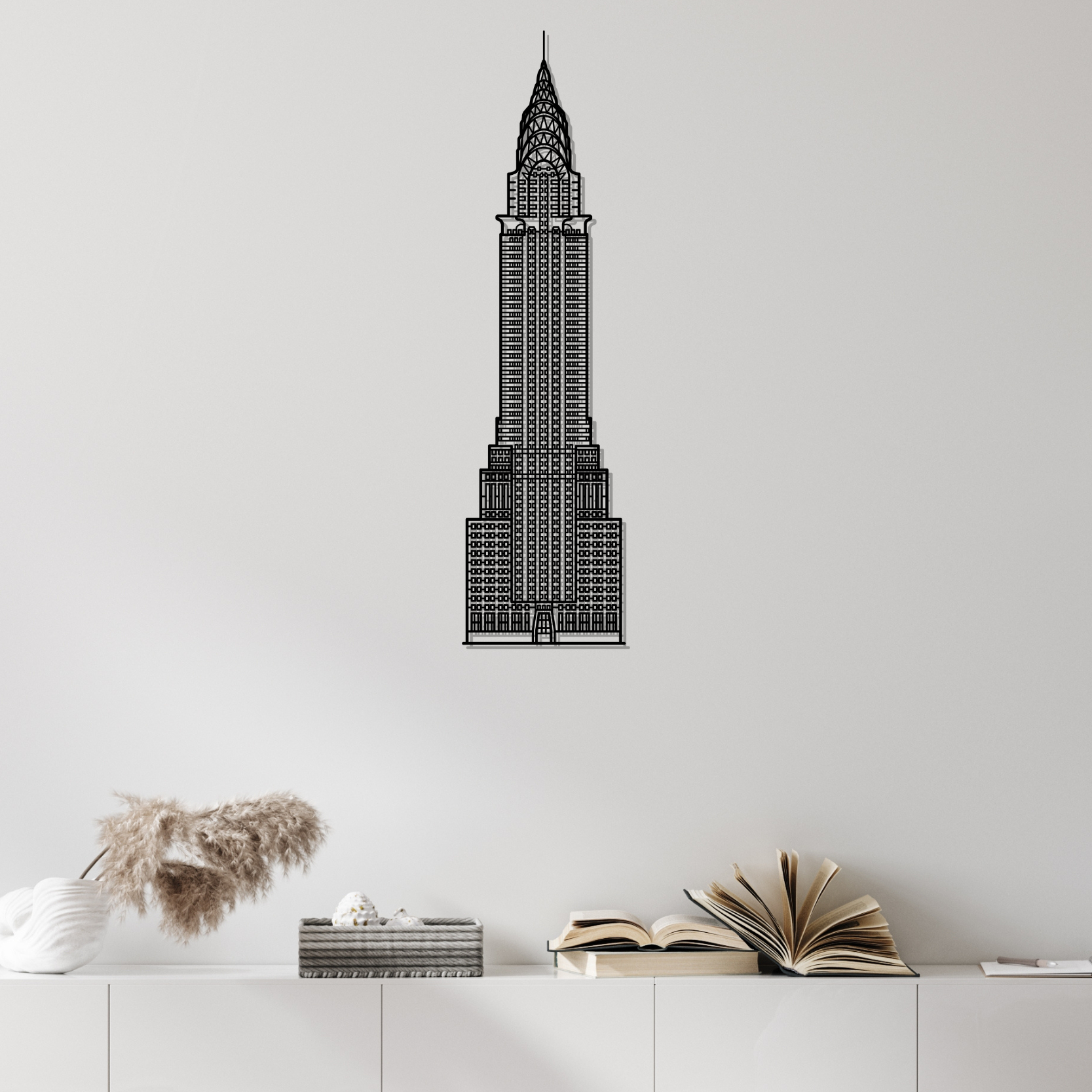 Chrysler Building Metal Wall Art