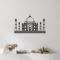 Load image into Gallery viewer, Taj Mahal Metal Wall Art
