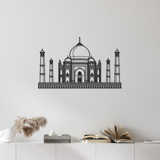 Taj Mahal Metal Wall Art