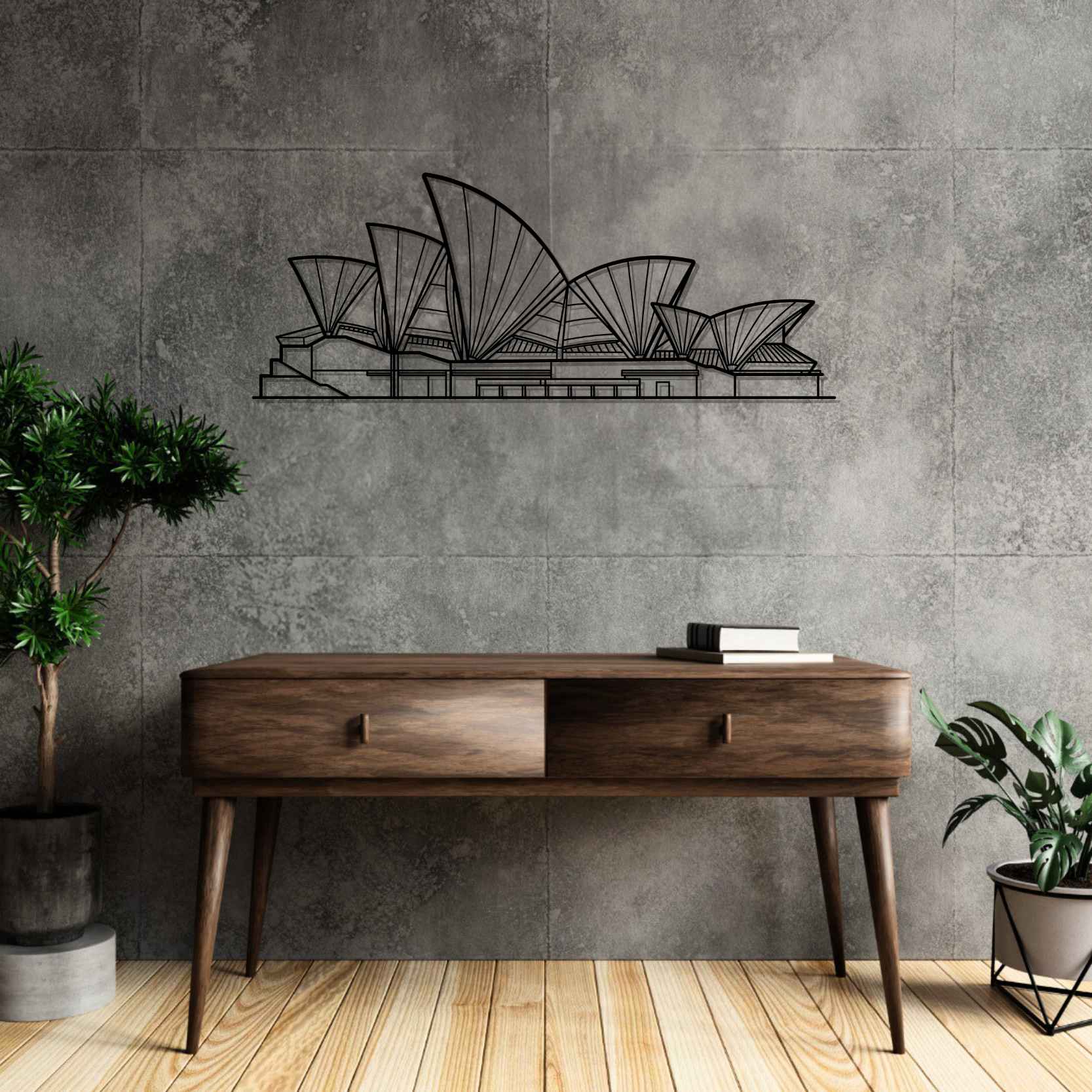 Sydney Opera House Metal Wall Art