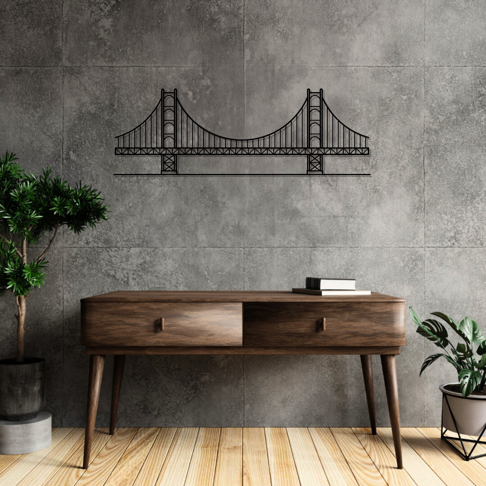 Golden Gate Bridge Metal Wall Art