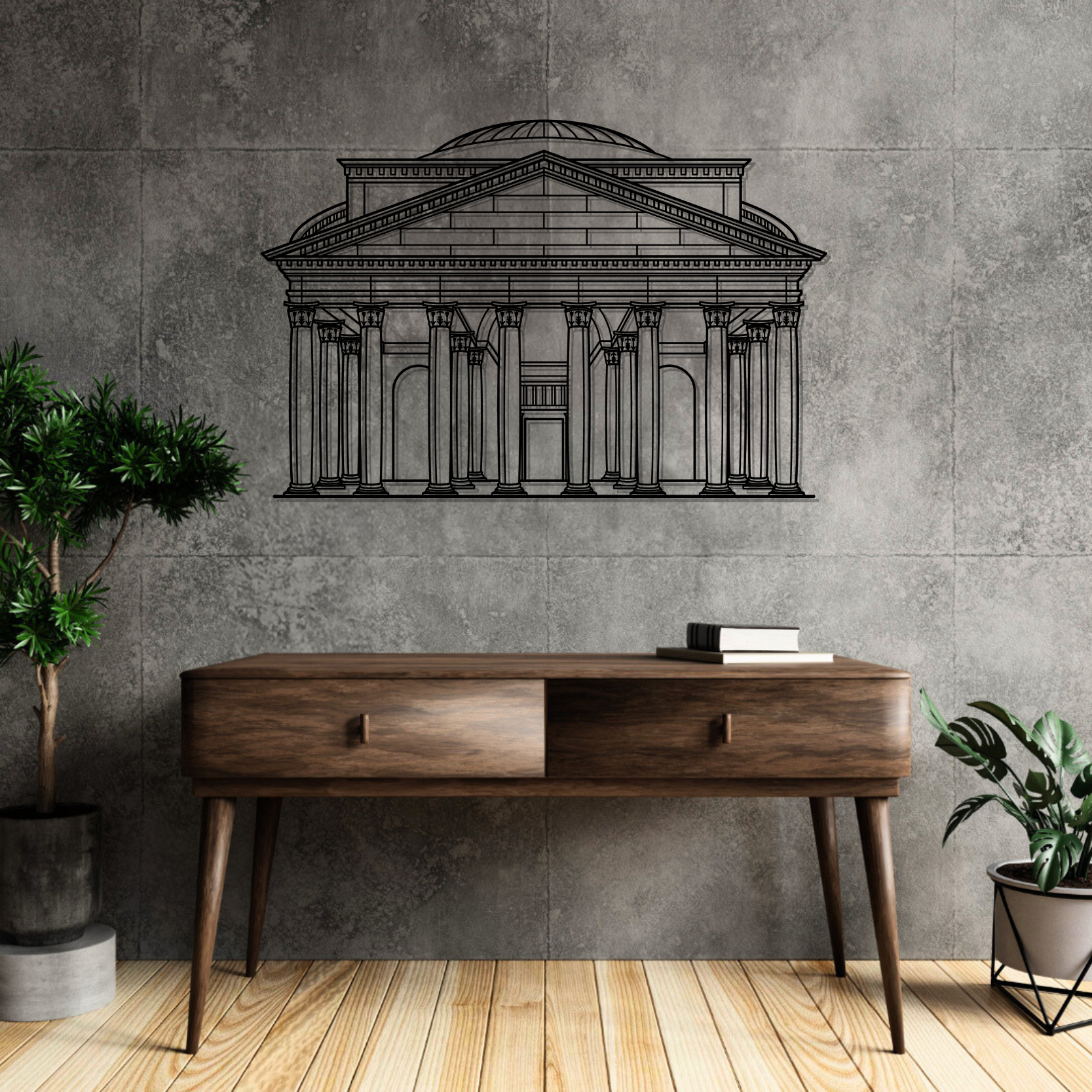 Pantheon Metal Wall Art